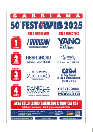 FESTA AVIS GABBIANA 2025