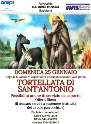 TORTELLATA DI SANT'ANTONIO